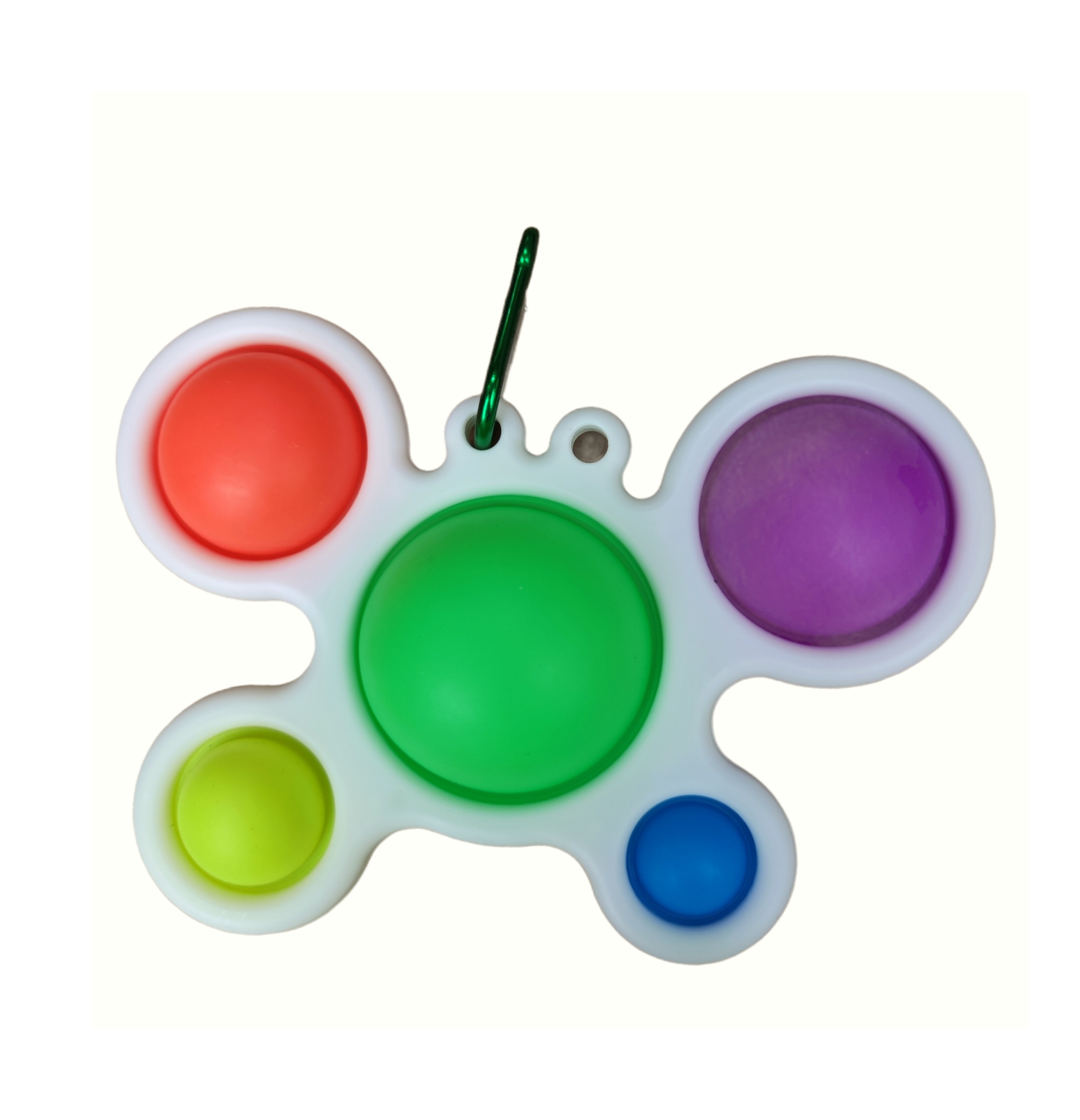 

Сенсорная игрушка Simple Dimple-С Крабик 5 пупырок поп ит антистресс симпл димпл pop it брелок