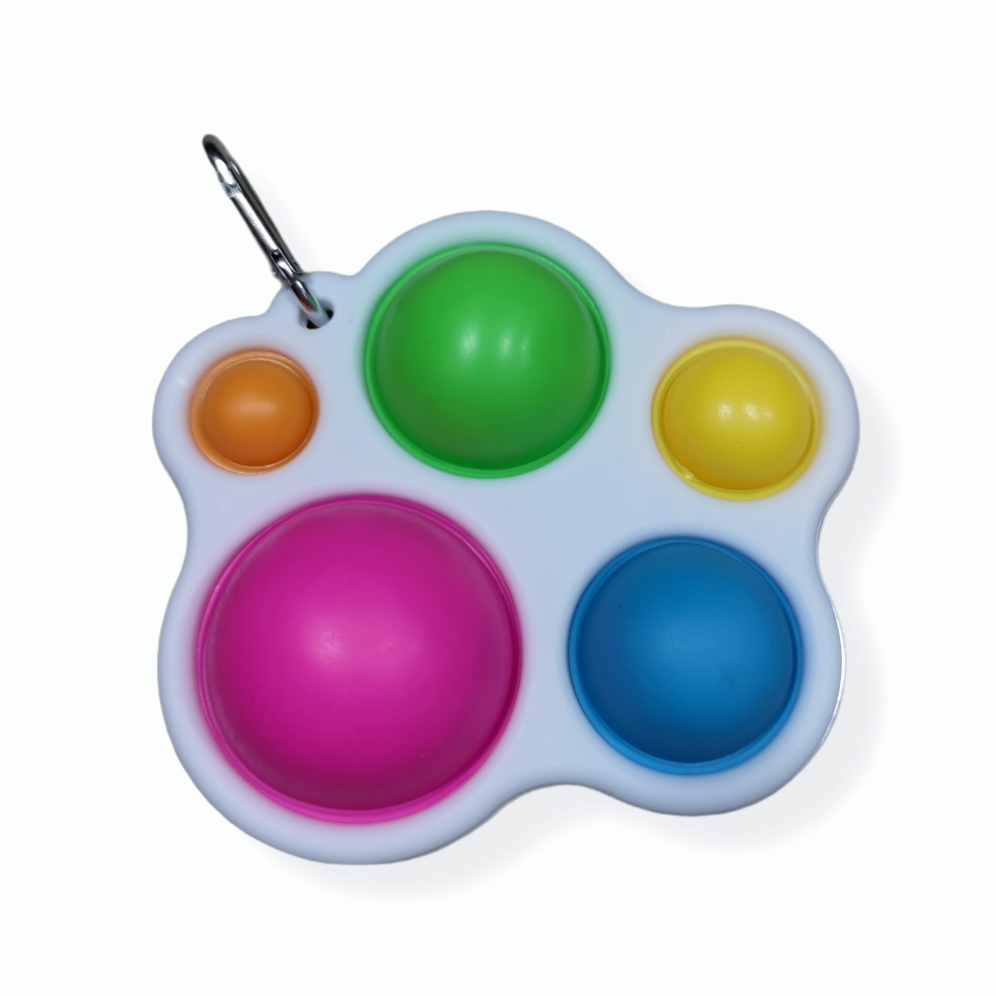 

Сенсорная игрушка Simple Dimple 5 пупырок поп ит антистресс симпл димпл pop it брелок
