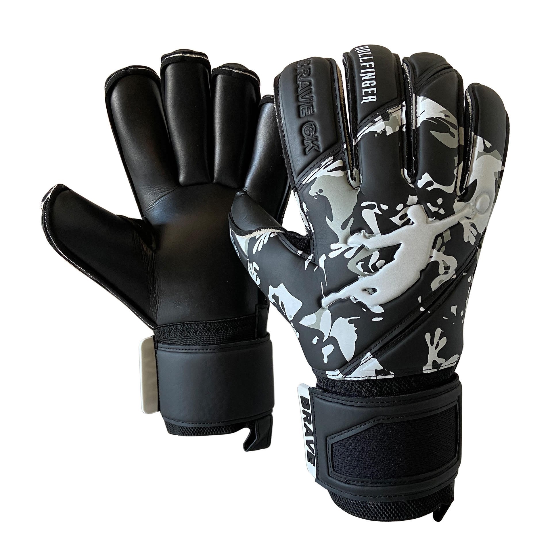 

Перчатки вратарские BRAVE GK REFLEX CAMO BLACK р.9 (20040109)