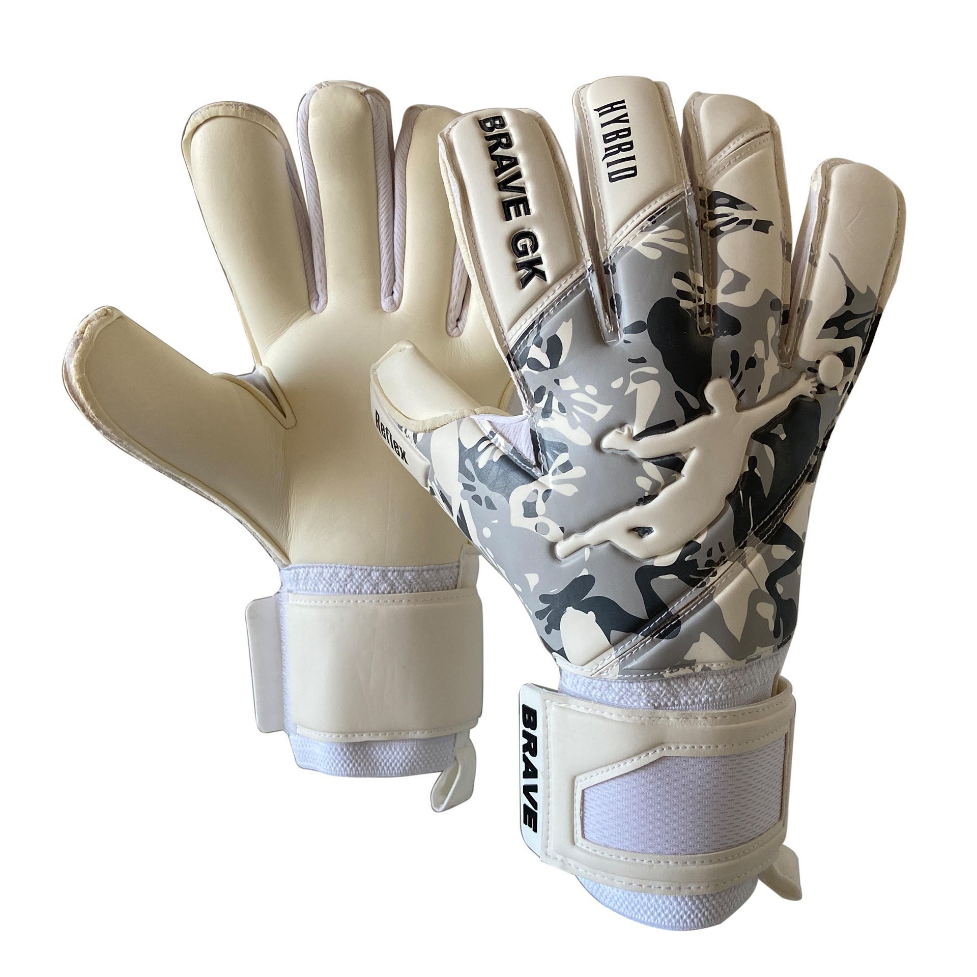 

Перчатки вратарские BRAVE GK REFLEX CAMO WHITE р.9 (20040209)