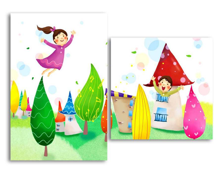 

Модульная картина LaPrint Страна счастья 200х145 см