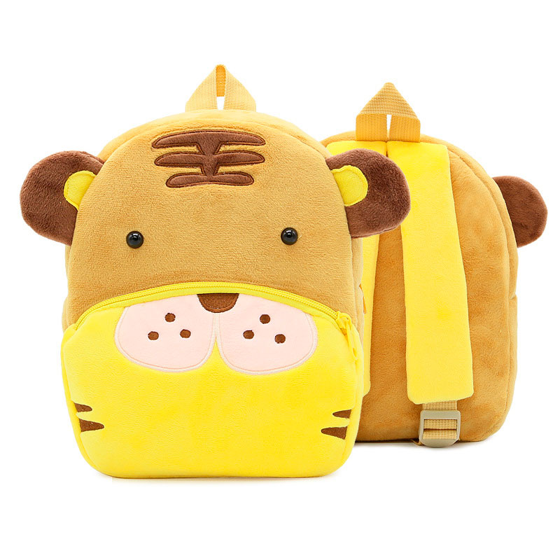 

Рюкзак велюровый Тигренок Berni Kids Коричневый (58503)