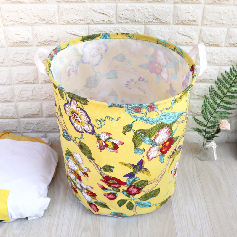 

Корзина для игрушек, белья, хранения Paradise bird Berni Home Желтый (58484)