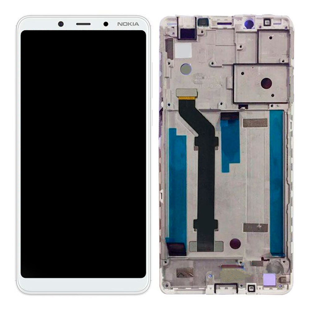 

Дисплейный модуль Nokia 3.1 Plus Dual Sim (TA-1104) Original PRC в рамке