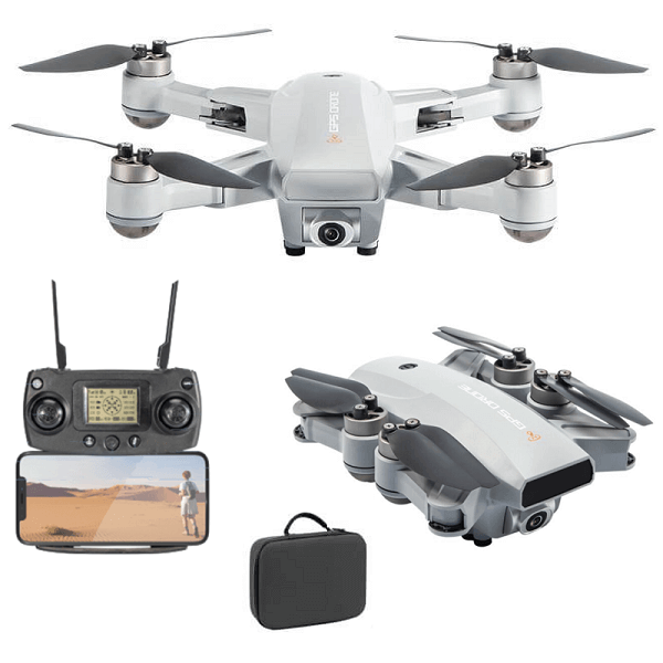 

Квадрокоптер JJRC X16 Gray − дрон с 6K камерой, 5G WI-FI, FPV, GPS, БК моторы, до 25 мин. + кейс (k418)