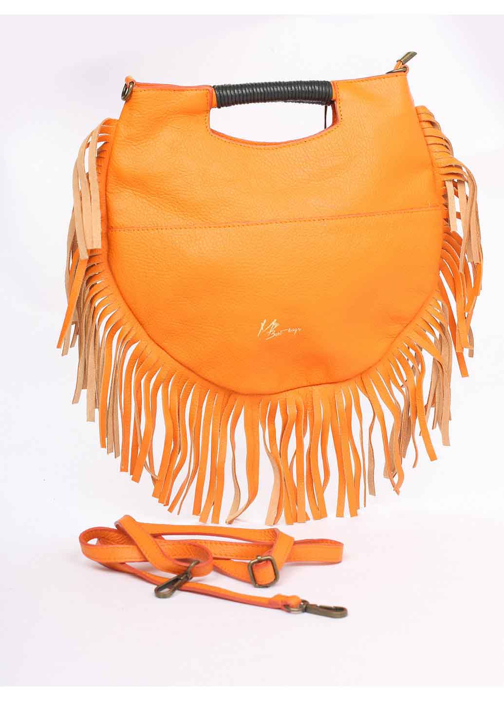 

Сумка На Каждый День Italian Bags 10153_orange Кожаная Оранжевый