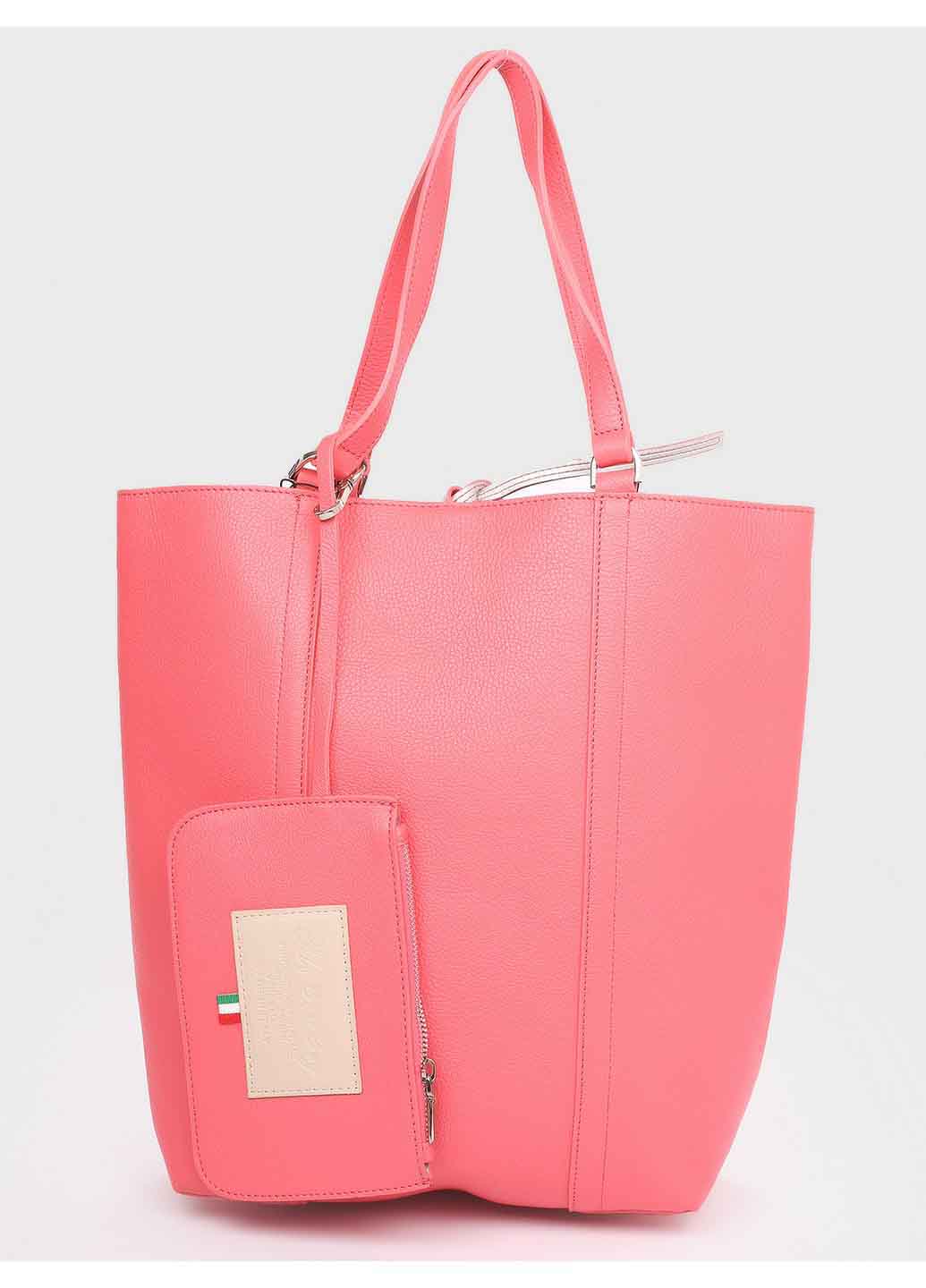 

Сумка На Каждый День Italian Bags 10125_roze Кожаная Розовый