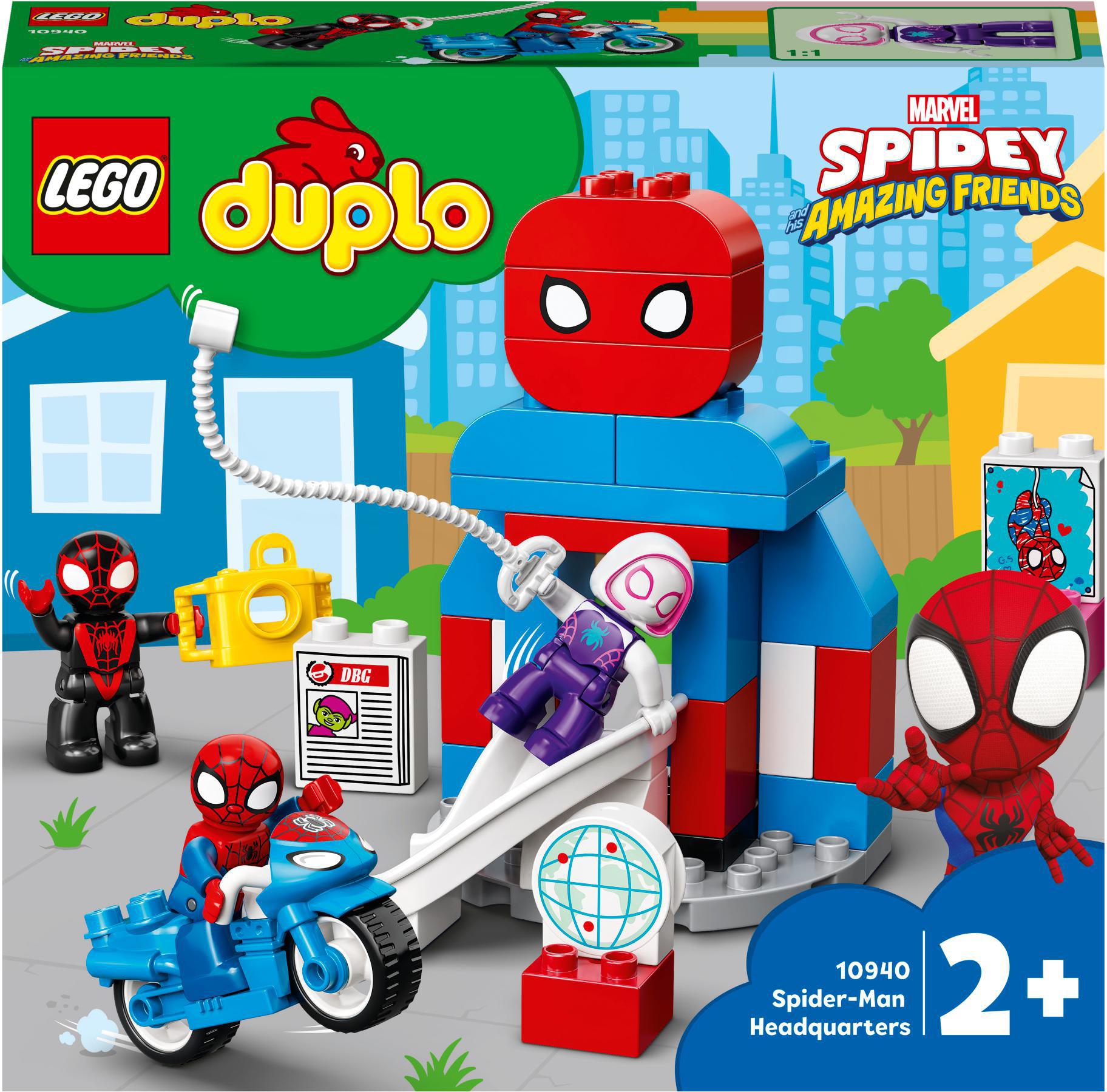 

Конструктор LEGO DUPLO Super Heroes Штаб-квартира Человека-паука 36 деталей (10940)