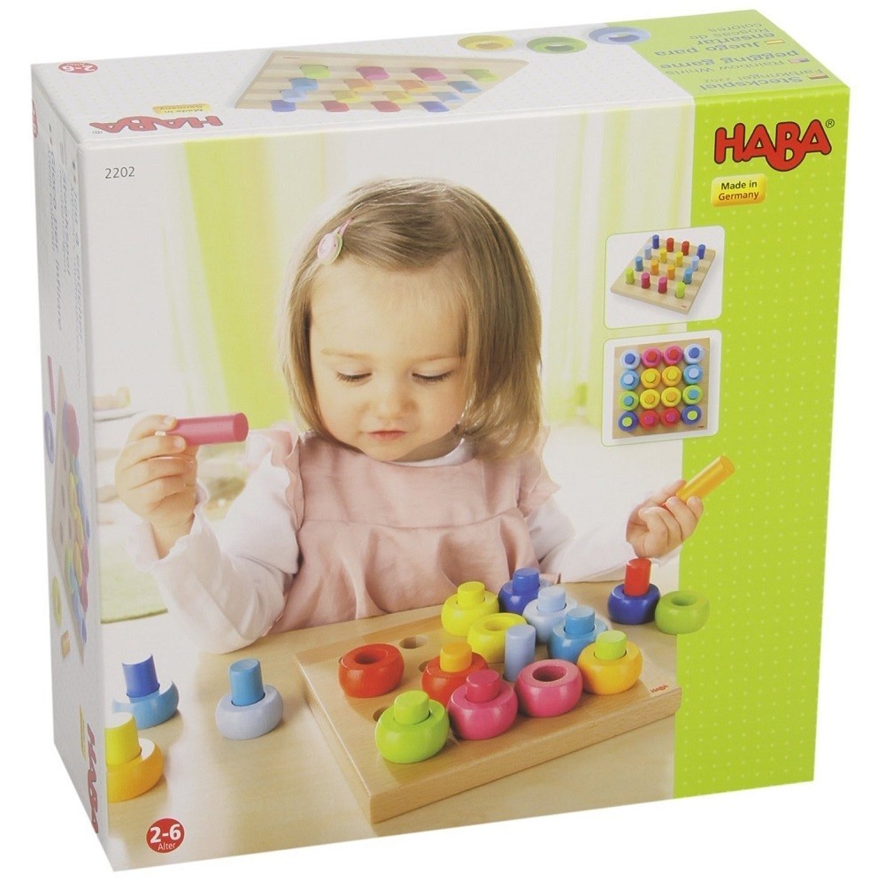 

Детская деревянная мозаика "Колечки" Германия Haba