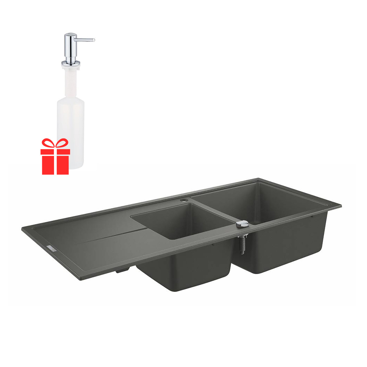 

Набор Grohe мойка кухонная K400 дозатор для моющего средства Contemporary (SD00045602)