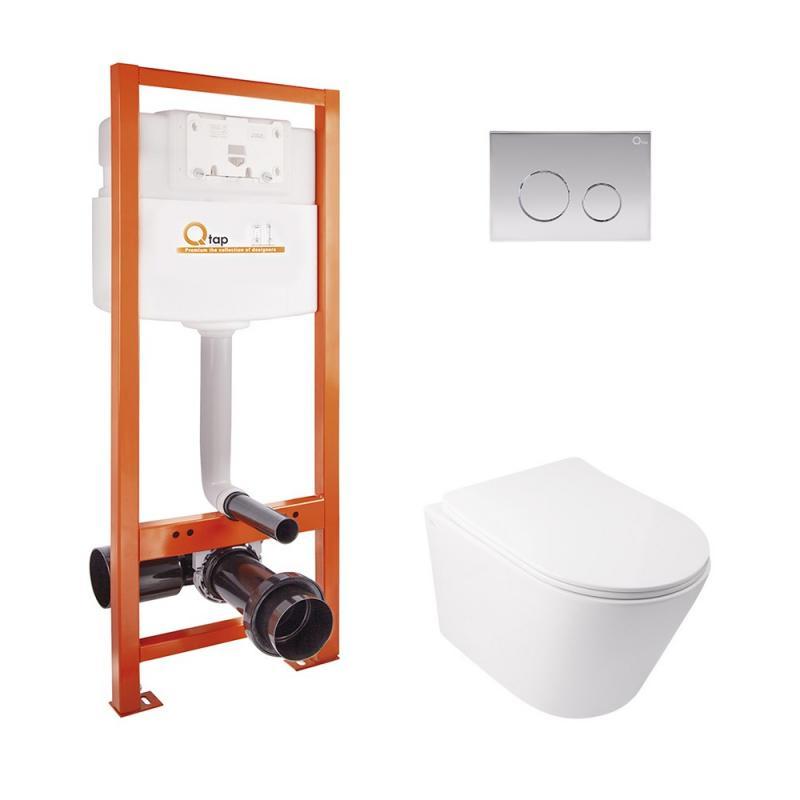 

Набор Qtap инсталляция Nest унитаз с сиденьем Swan (M425M11SATQT16335178W)