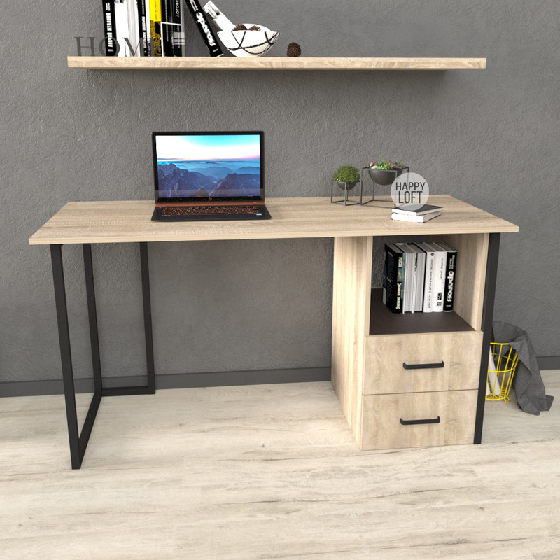 

Компьютерный стол LoftMLT S108 75x140x60 ЛДСП Дуб Сонома 16мм