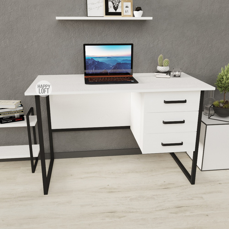 

Компьютерный стол LoftMLT S104 75x120x60 ЛДСП Дуб Венге Магия 16мм