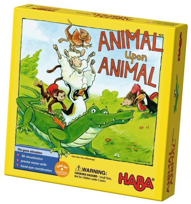 

Настольная развивающая игра "Звериная пирамидка" (от 4х лет) haba Германия