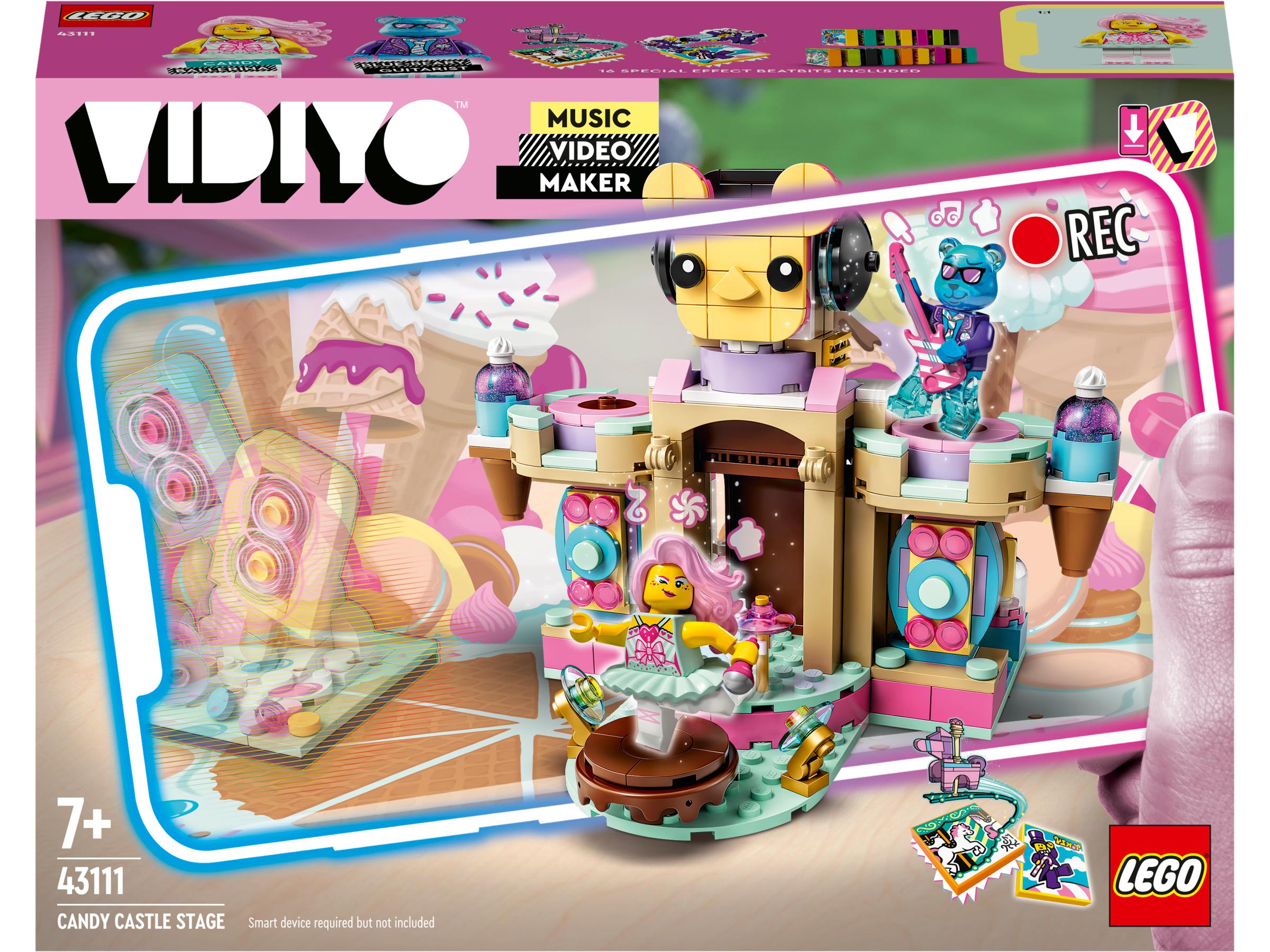 

Конструктор LEGO VIDIYO Candy Castle Stage (Сцена карамельного замка) 344 детали (43111)