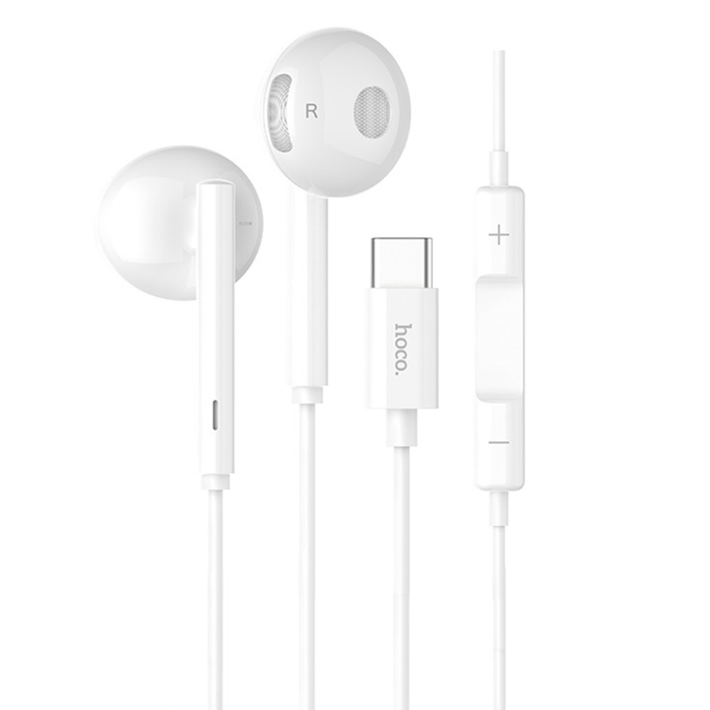 

Наушники-гарнитура Hoco L10 Type-C White (Q/HKKJ 010-2017)