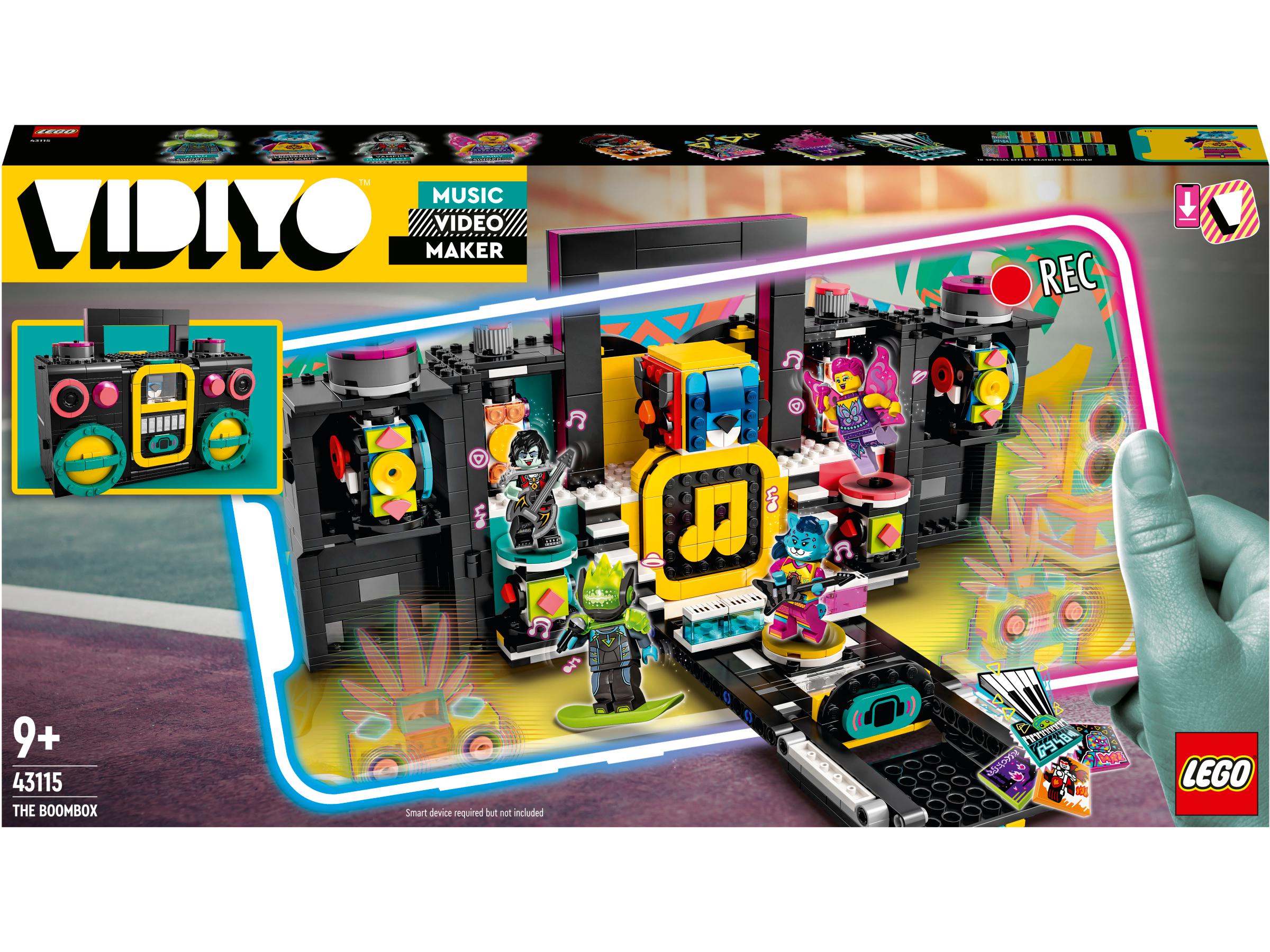 

Конструктор LEGO VIDIYO The Boombox (Бумбокс) 996 деталей (43115)