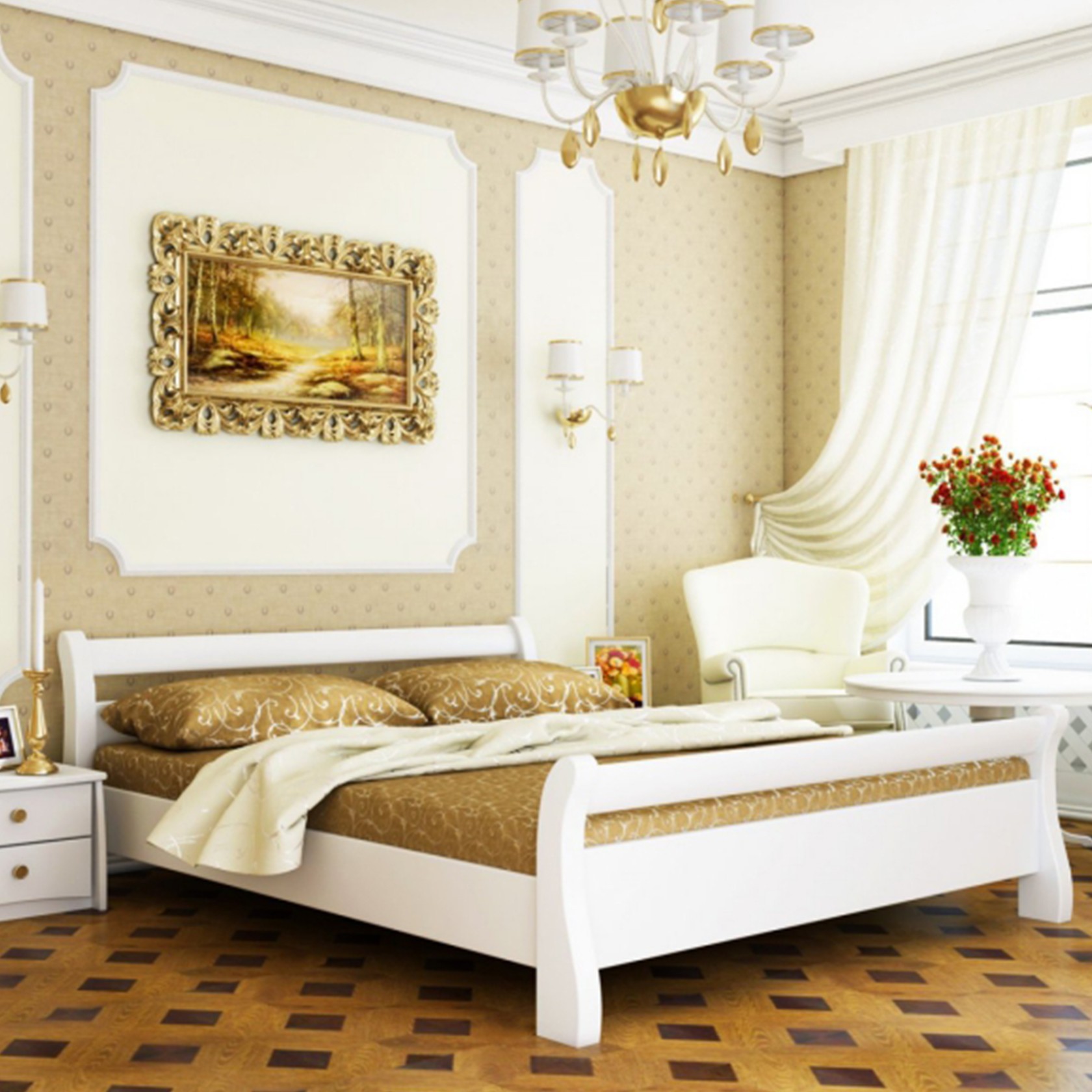 

Кровать Диана Белая 120х200 см 21104_41