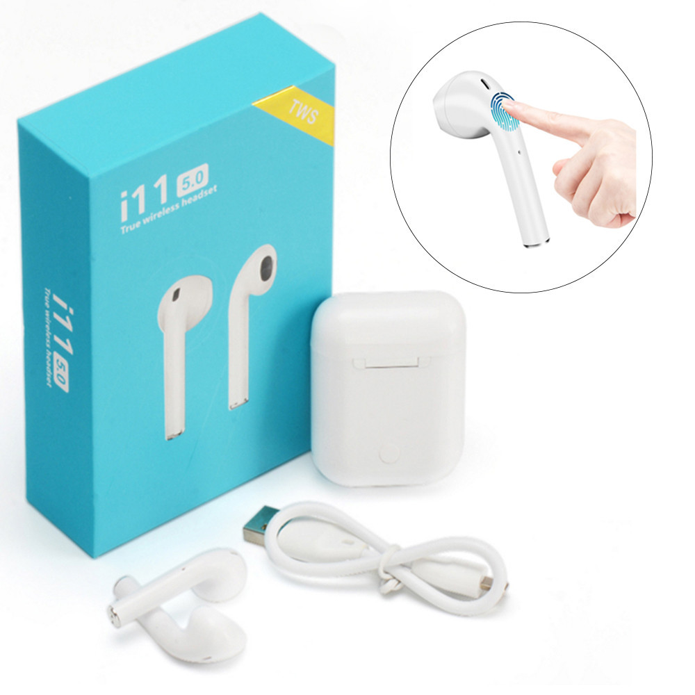 

Беспроводные Bluetooth наушники TWS I11 c сенсером