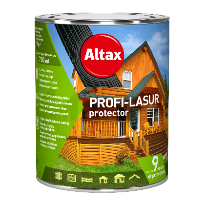 

Лазурь для дерева Altax Profi-Lasur Protector 0,75л горох