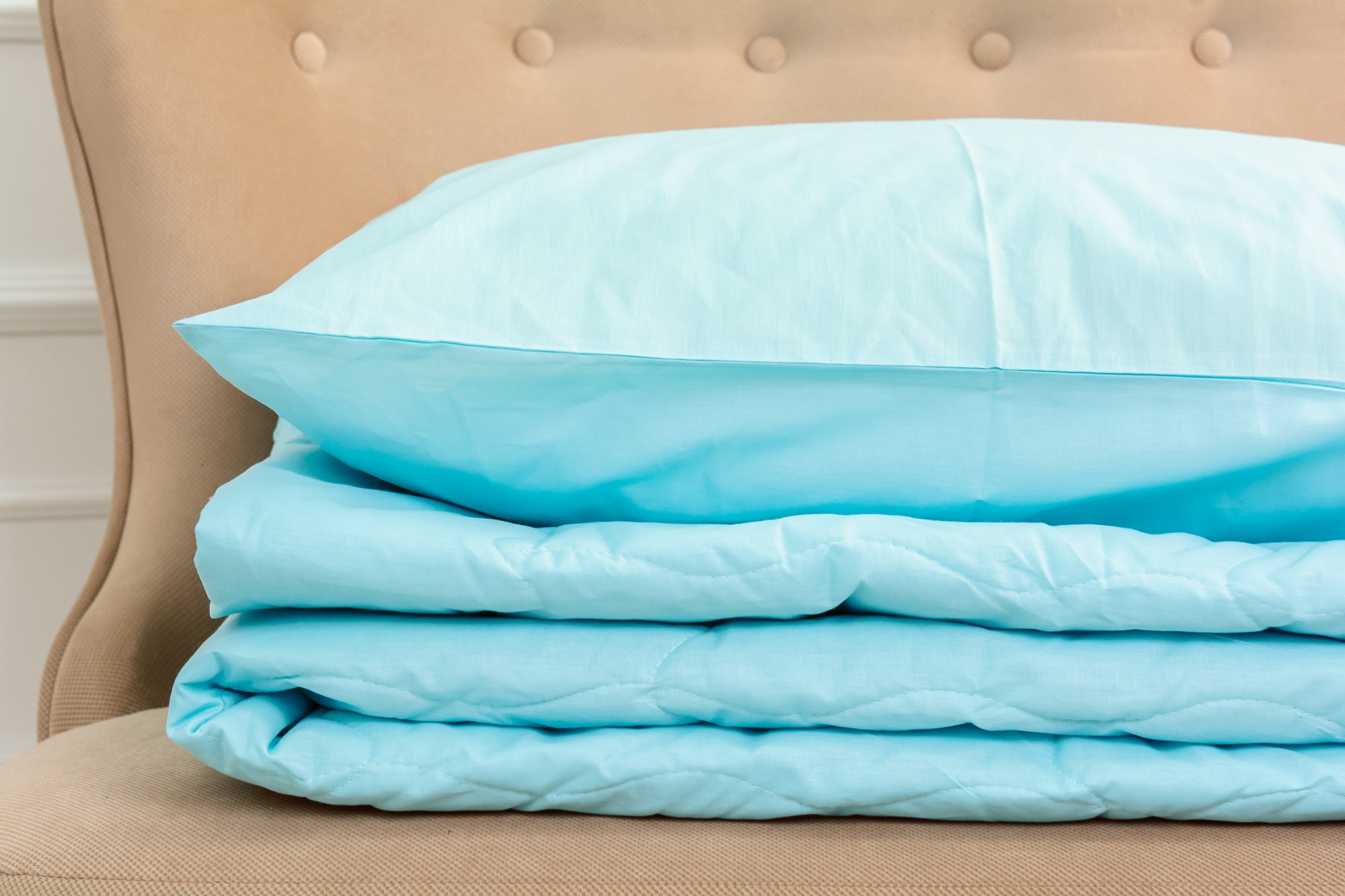 

Летний постельный комплект MirSon Eco-Soft №2630 12-4608 Lucretia одеяло 140x205 см + наволочки 2 х 50х70 см