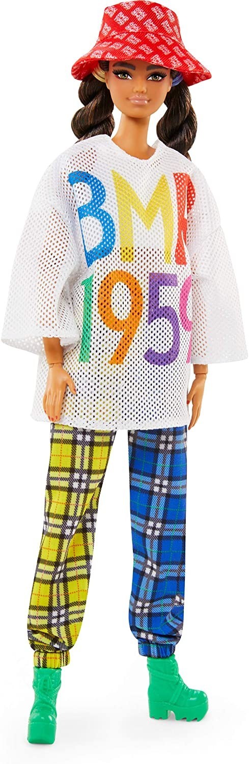 

Лялька Барбі БМР1959 Barbie BMR1959 Fully Poseable Fashion Doll Mesh T-Shirt