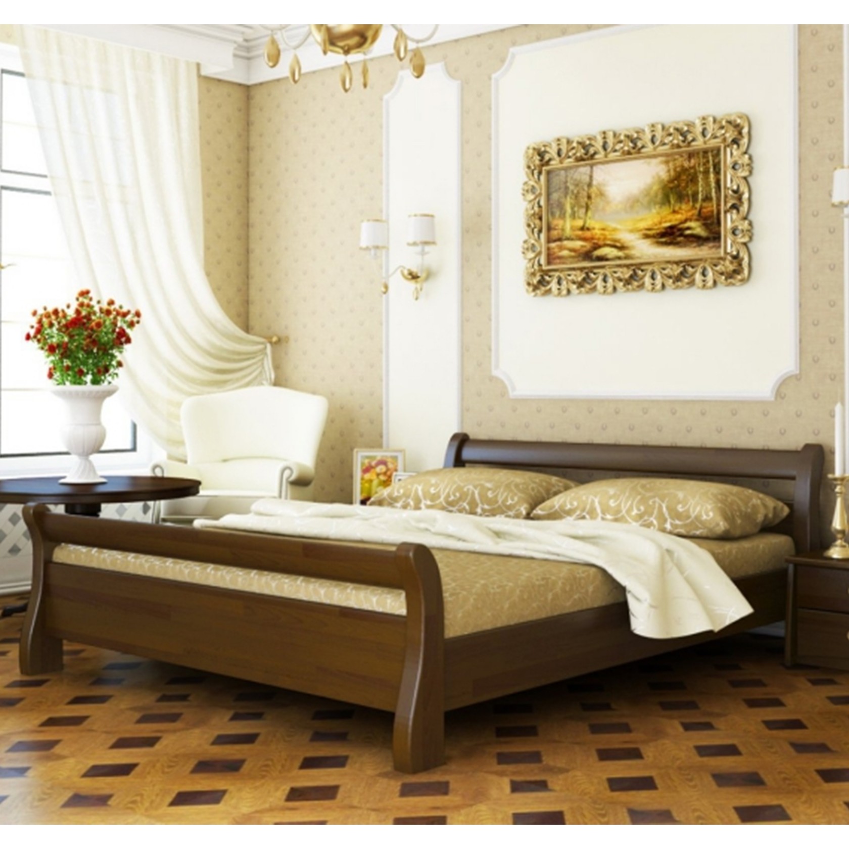 

Кровать Диана Темный орех 80х190 см 21104_07