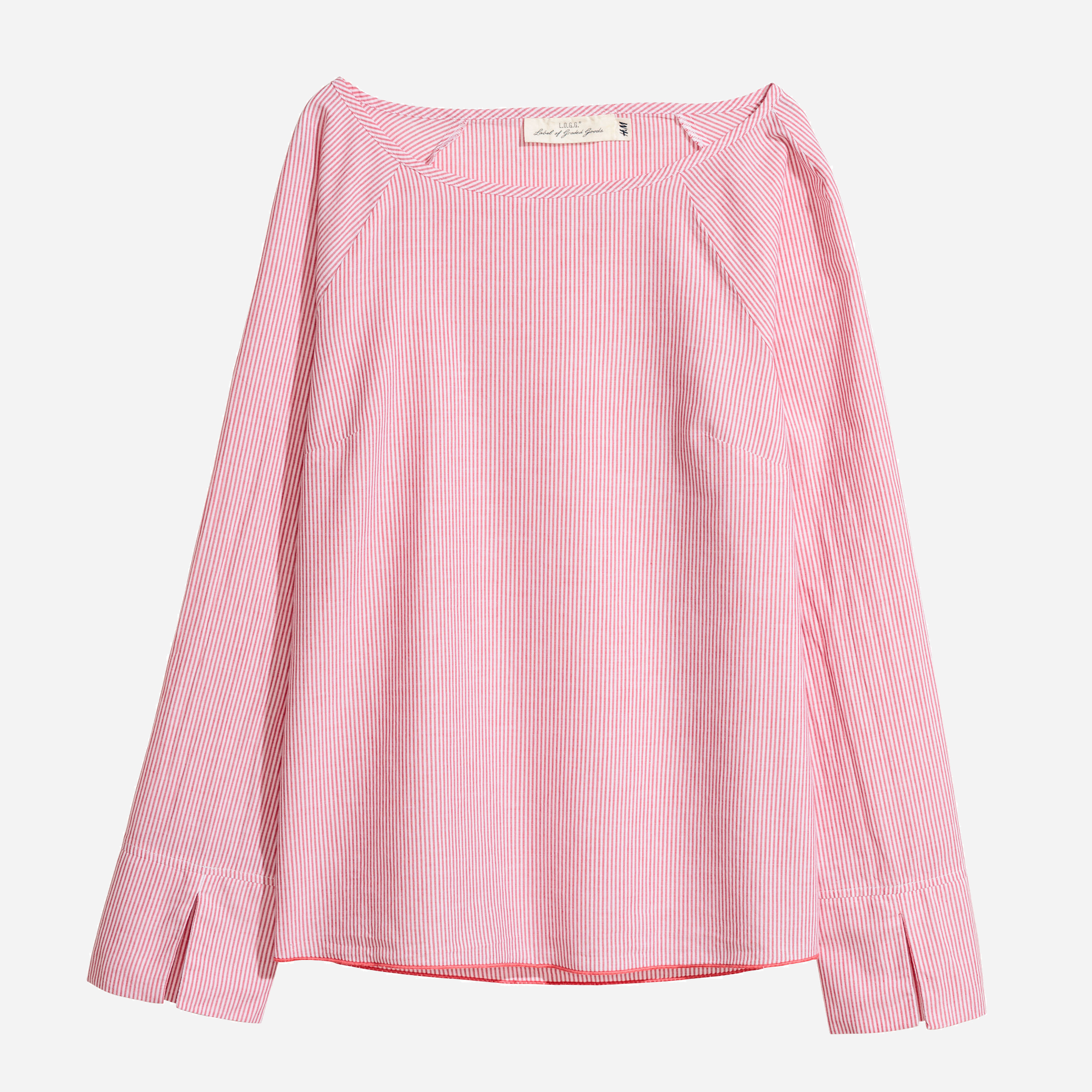 

Блузка H&M 5644197-ADGQ 32 Розовая с белым