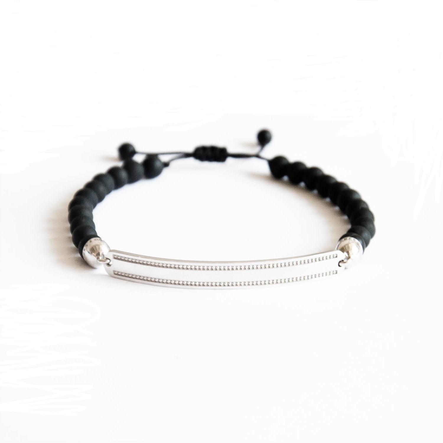 

Браслет TOTEM Adventure Jewelry с серебром и натуральным шунгитом 21 см (0080-04-4)