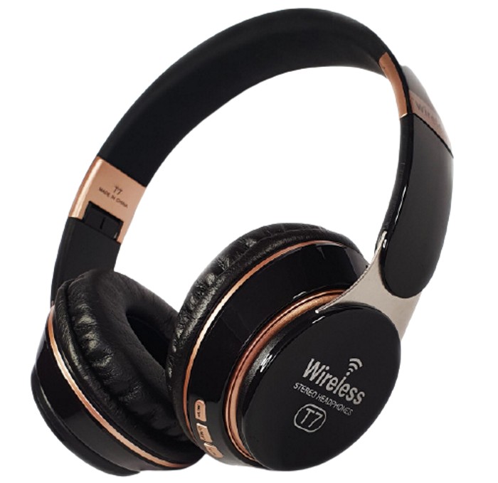 

Беспроводные наушники Wireless T7 - складные Bluetooth наушники с аккумулятором, MP3 плеером