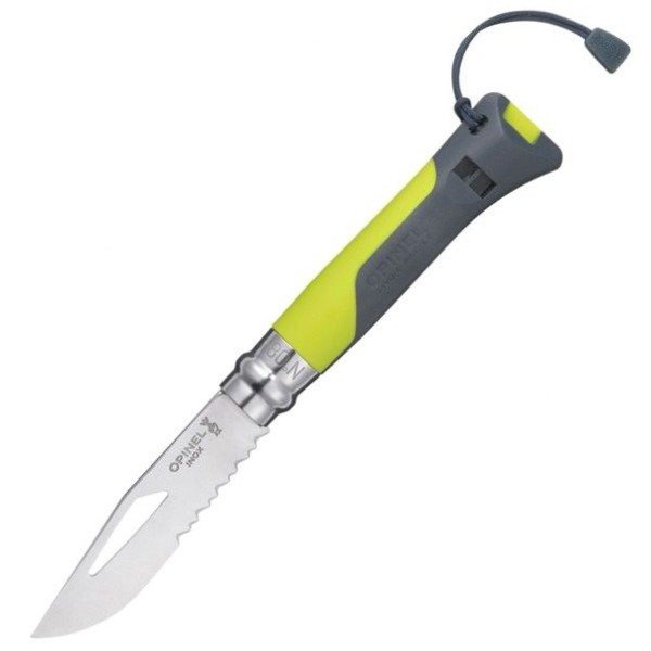 

Нож Opinel №8 Outdoor Tangerine зеленый (OP001578)