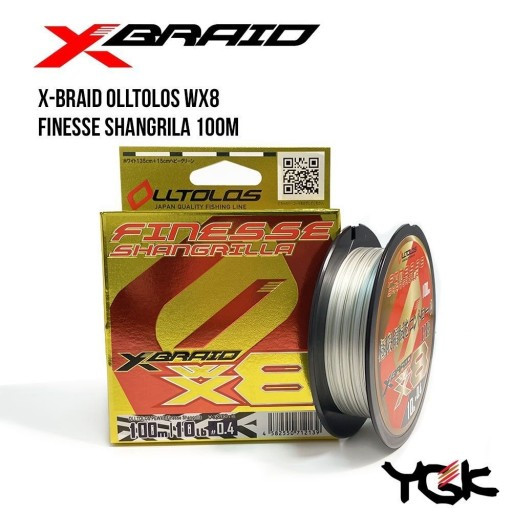 

Шнур плетеный YGK X-Braid Olltolos WX8 Finesse Shangrila 100m 0.5 (12lb / 5.44kg) (134819)