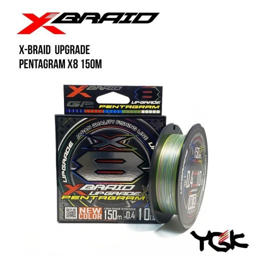 

Шнур плетеный YGK X-Braid Upgrade Pentagram X8 150m 0.5 (12lb / 5.44kg) (134847)