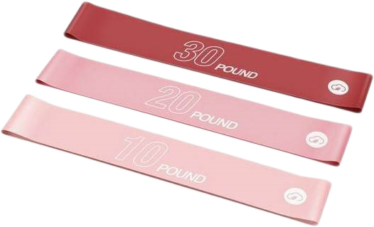 

Набор резинок для фитнеса Yunmai Elastic Ring Pink (YMRB-L600)