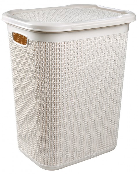 

Корзина для белья с крышкой 49л Ротанг (белый) Консенсус MCS-BK100-2