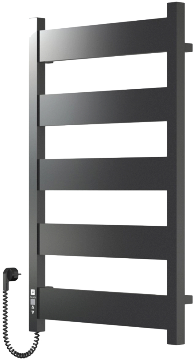 

Полотенцесушитель PALADII Бригантина 800х500х5 L RAL-9005 электро контролер EF12T черный глянец