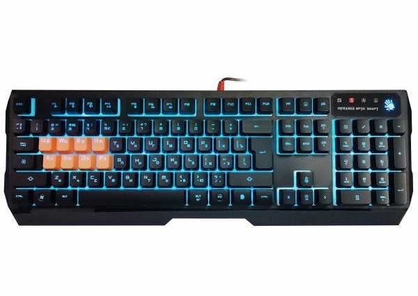 

Клавіатура ігрова A4Tech Bloody B188 MMedia Gaming Black USB (4711421922098)