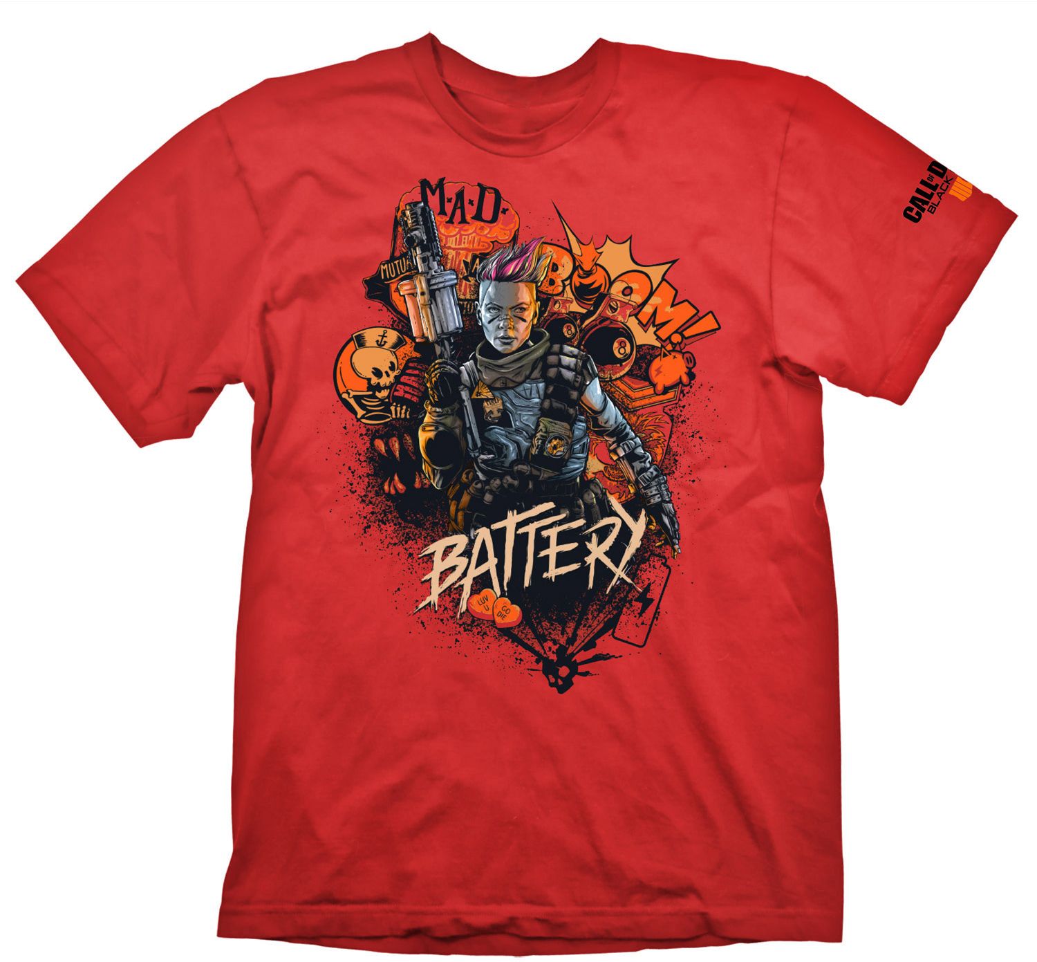 

Футболка Gaya Call of Duty Black Ops 4 T-Shirt - Battery Red XL