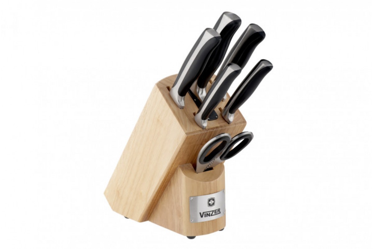 

Набір ножів у колоді Vinzer Chef 7 пр.