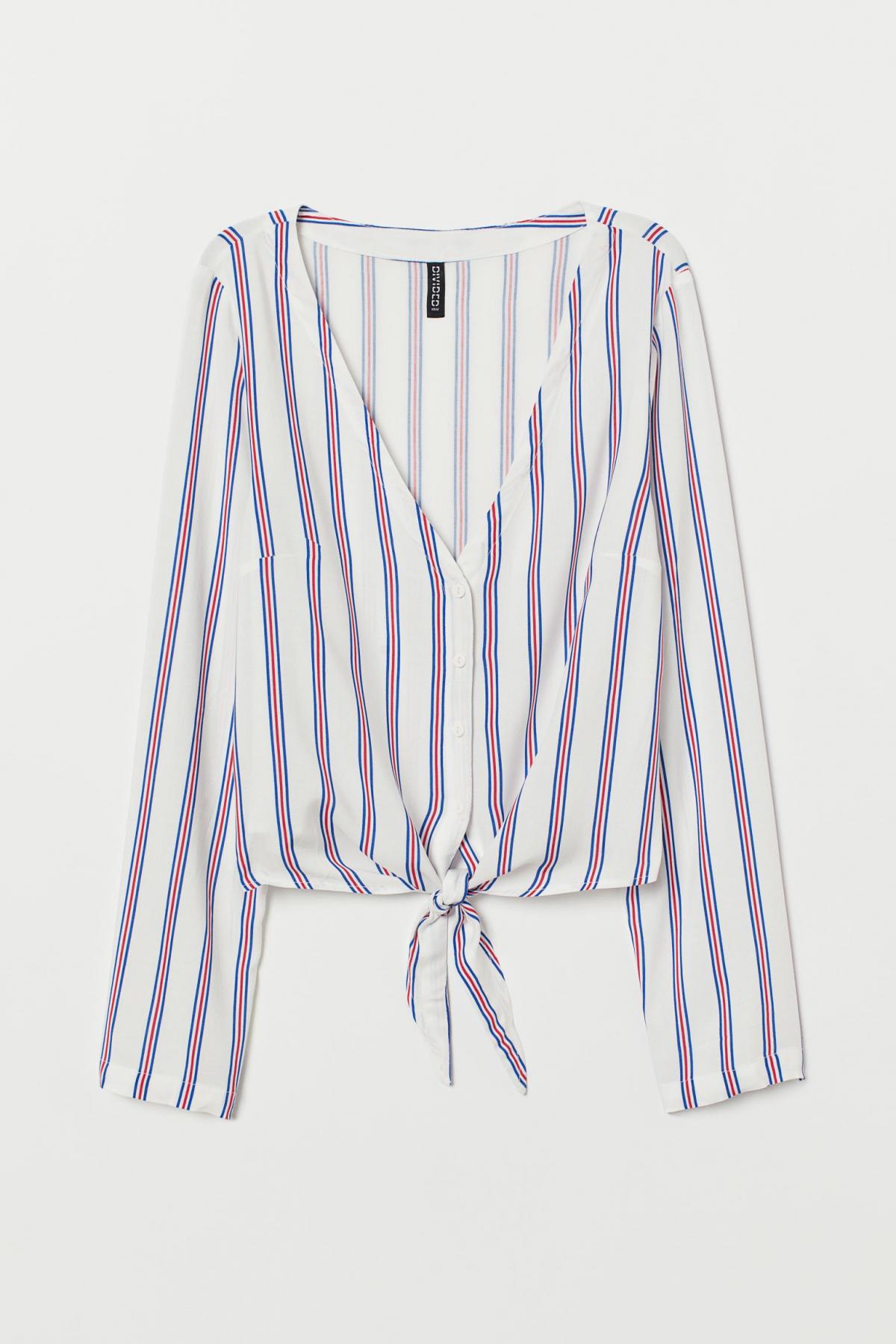 

Блузка из вискозы H&M 36 Белая