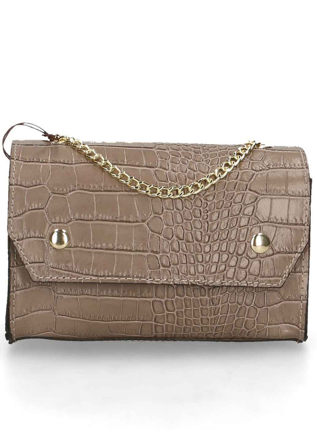 

Клатч Italian Bags 532177_taupe Кожаный Таупе