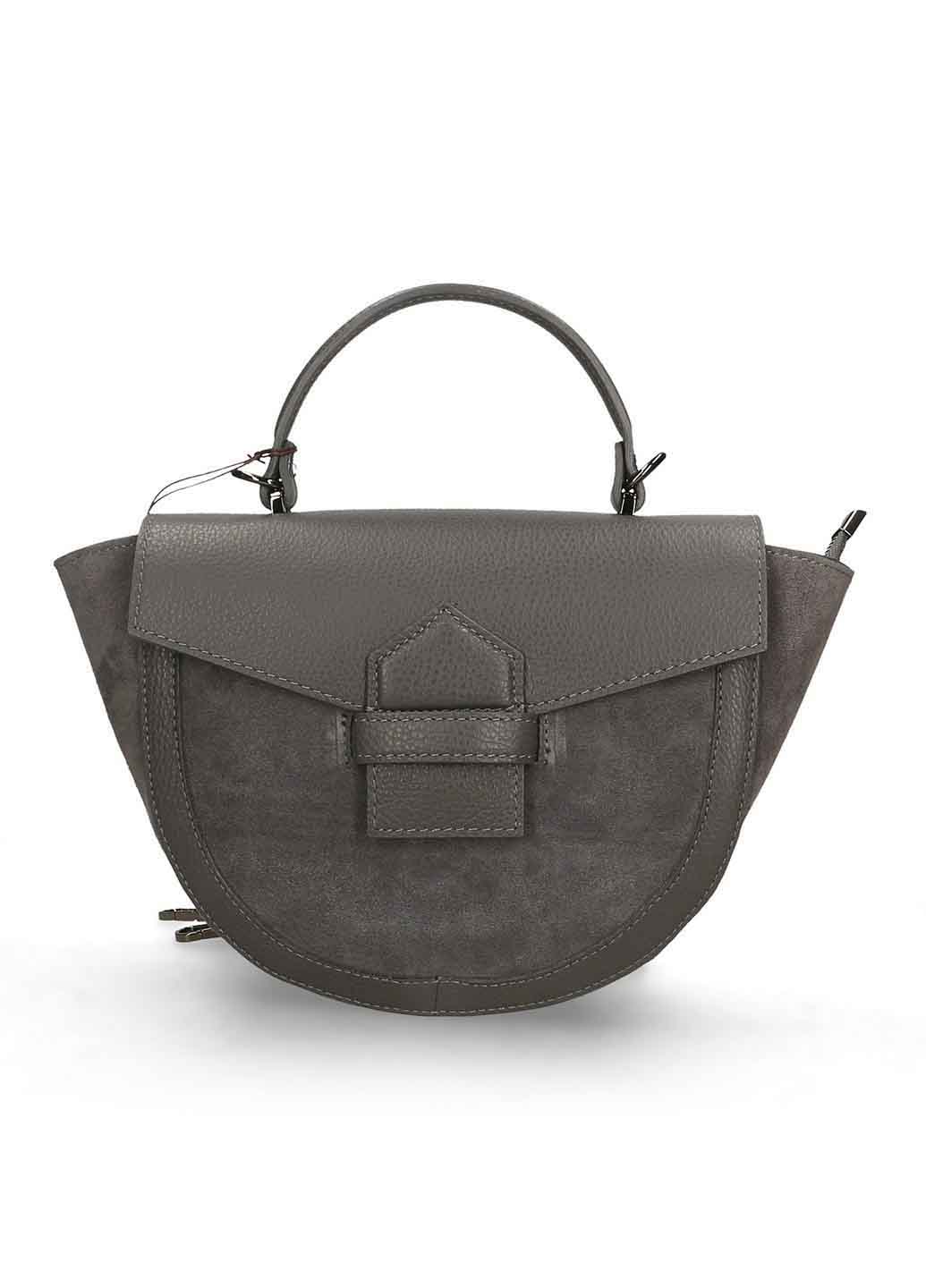 

Клатч Italian Bags 556178_gray Кожаный Серый