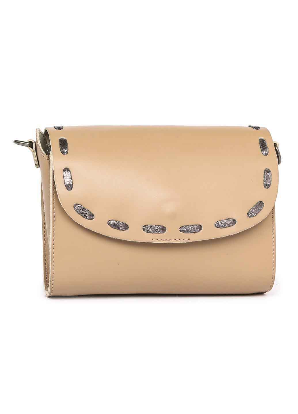 

Клатч Italian Bags 10274_taupe Кожаный Таупе