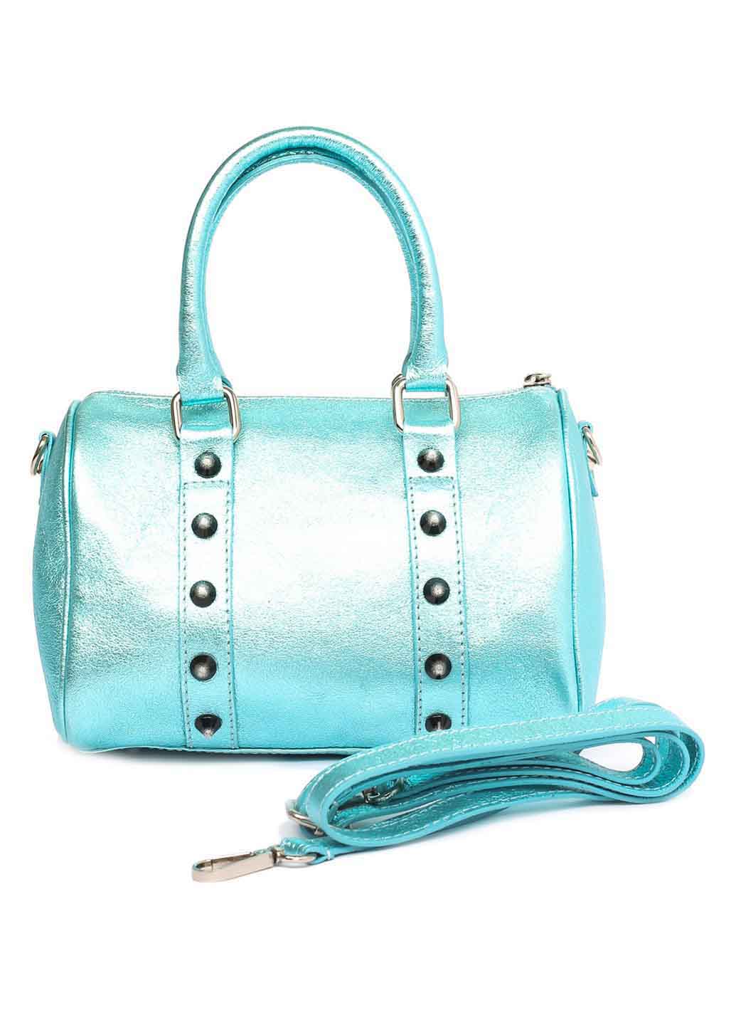 

Клатч Italian Bags 9032_sky Кожаный Синий