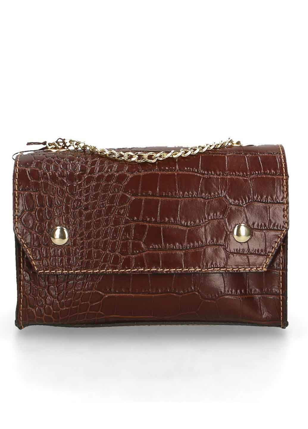 

Клатч Italian Bags 532177_dark_brown Кожаный Коричневый