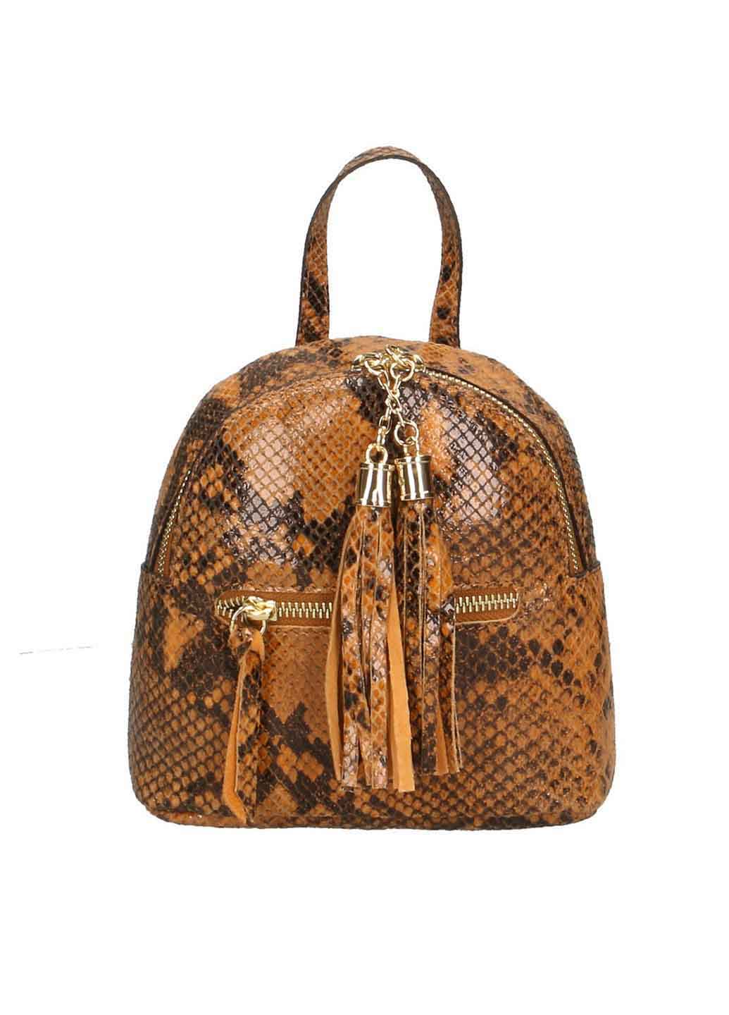 

Рюкзак Italian Bags 188432_orange Кожаный Оранжевый