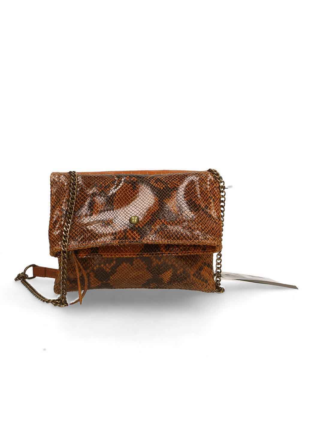 

Клатч Italian Bags 542013_cuoio Кожаный Коньячный