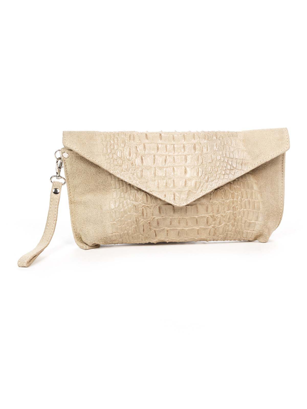 

Клатч Italian Bags STK_SM_8369_taupe Кожаный Таупе