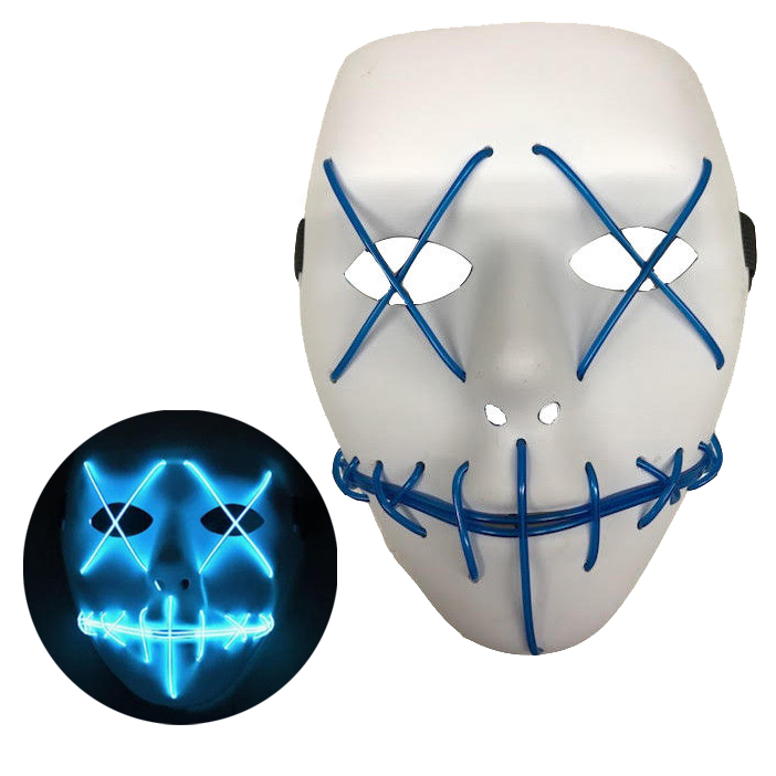 

Неоновая Маска для вечеринок с подсветкой Led Mask 1 Blue - 149767