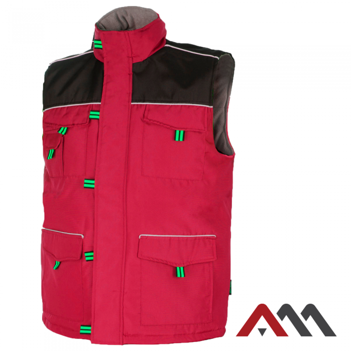 

Робочий професійний утеплений жилет ArtMas Sleeveless PROF-TOP Red XXL